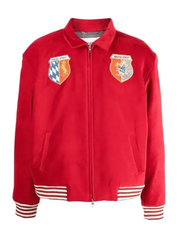 Taehyung BTS V Bode Wenham Souvenir Jacket Red