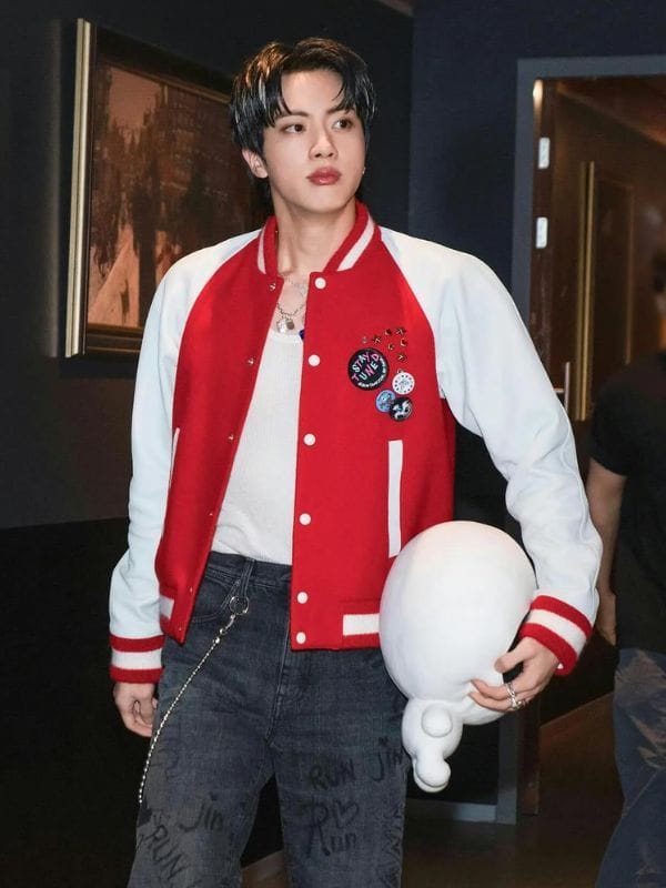 BTS Weverse Live 2026 Jin Varsity Jacket
