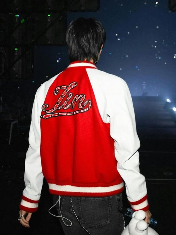 BTS Weverse Live 2026 Jin Varsity Jacket