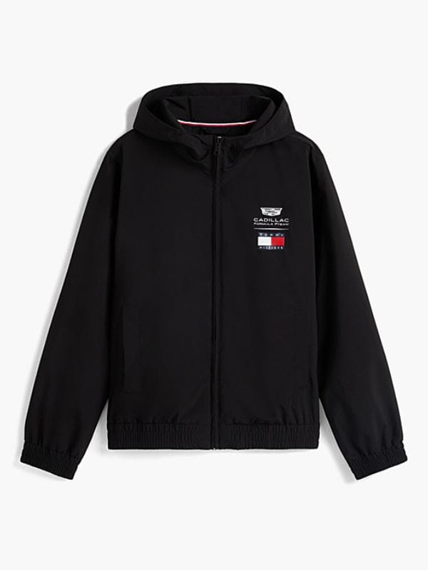 F1 Cadillac Tommy Hilfiger Script Wind Jacket Black