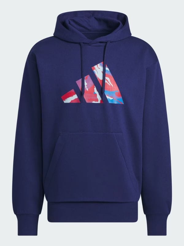 Adidas Camo Big Logo Graphic Hoodie
