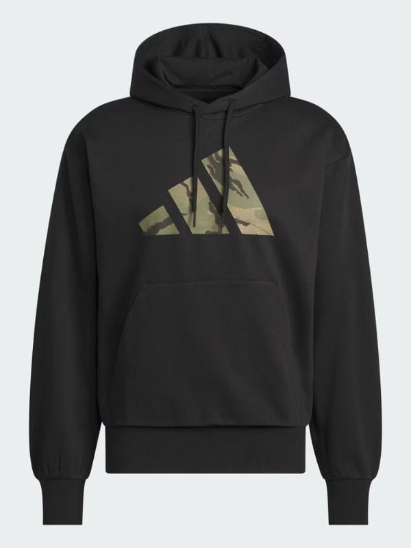 Adidas Camo Big Logo Graphic Hoodie