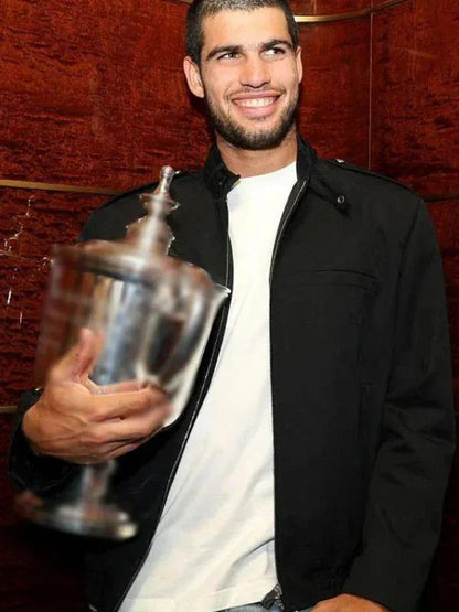 Carlos Alcaraz US Open 2025 Black Jacket
