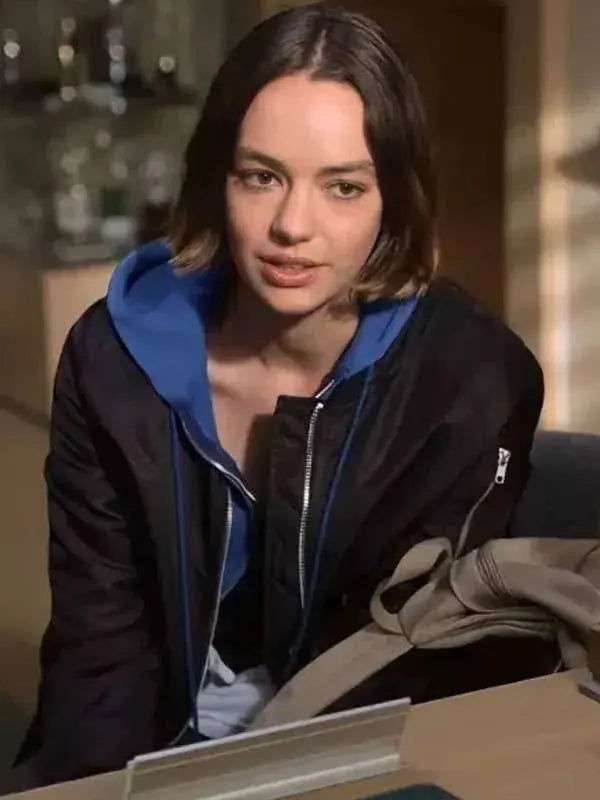 Casey Gardner Atypical S02 Black Bomber Jacket