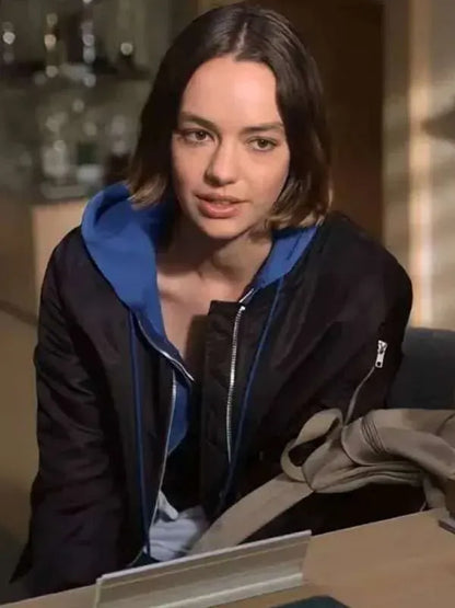 Casey Gardner Atypical S02 Black Bomber Jacket