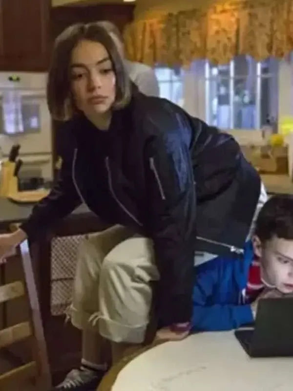 Casey Gardner Atypical S02 Black Bomber Jacket