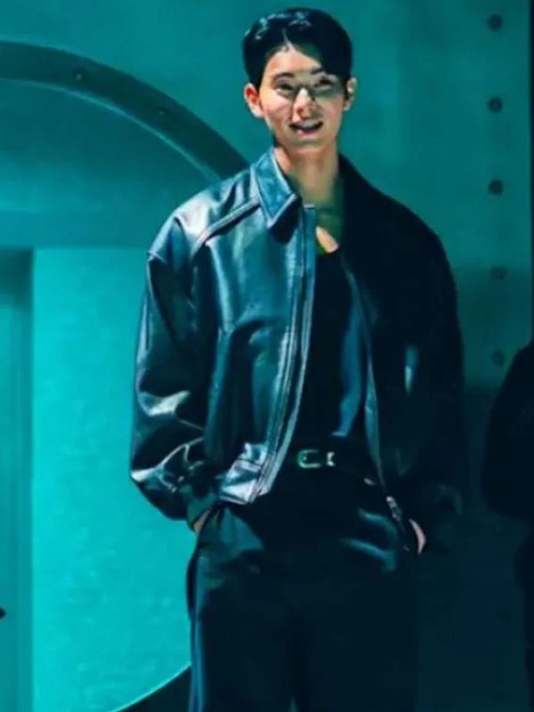 Cashero S01 Lee Chae-Min Leather Jacket Black
