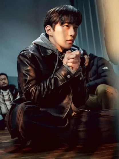 Cashero S01 Lee Jun-ho Leather Jacket Black