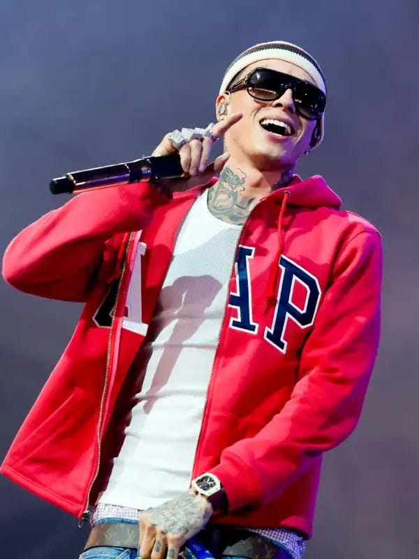 Central Cee Coachella Cap Hoodie Red