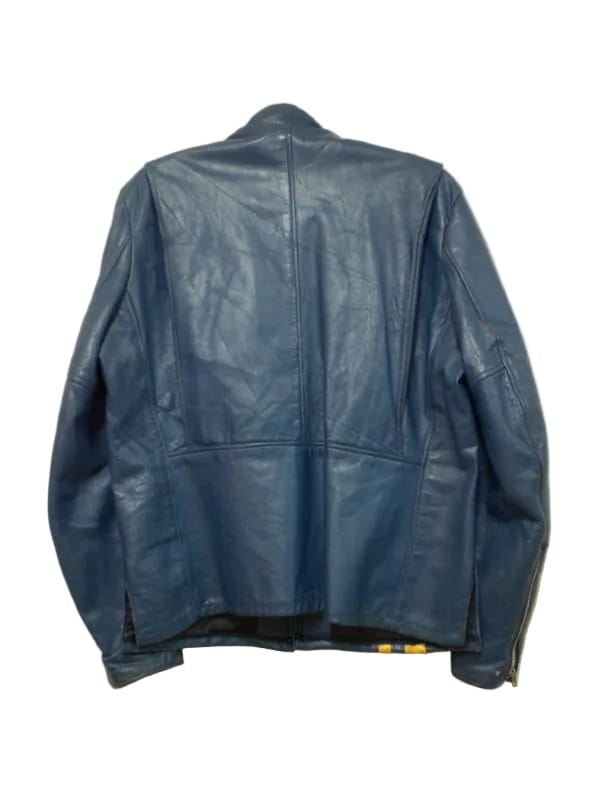 Chase Hudson Ted Lasso Premiere Leather Jacket Blue