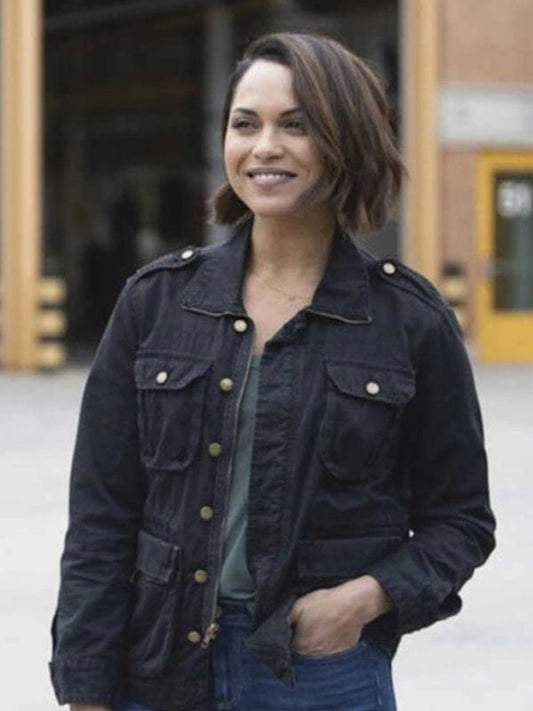 Chicago Fire Gabriela Dawson Black Jacket Chicago Fire S08 Gabriela Dawson Black Jacket