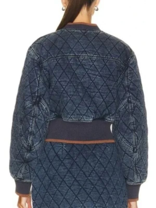 Chicago Fire S12 Hanako Greensmith Quilted Bomber Jacket