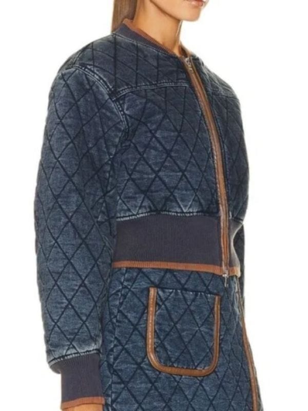 Chicago Fire S12 Hanako Greensmith Quilted Bomber Jacket