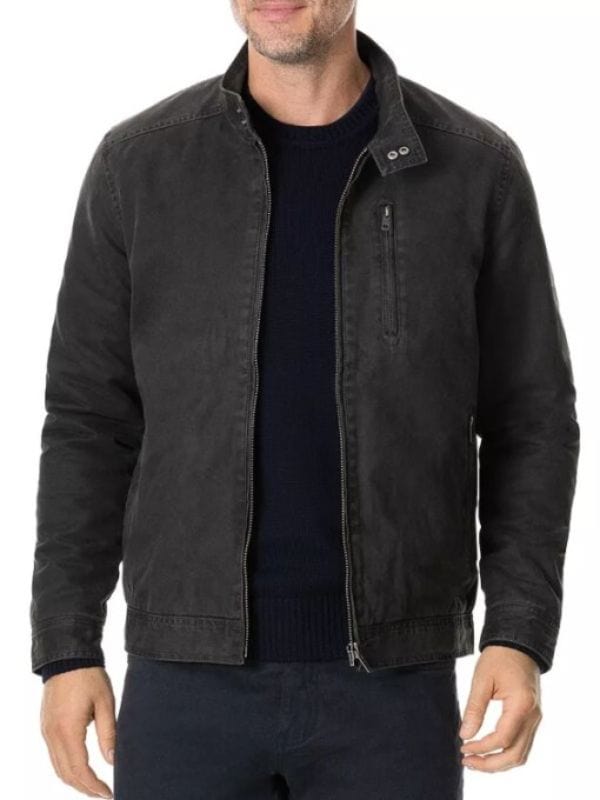 Chicago Med S09 Loren Johnson Grey Denim Jacket