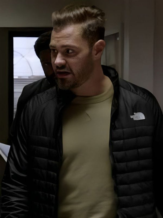 Chicago PD S08 Adam Ruzek Black Puffer Jacket
