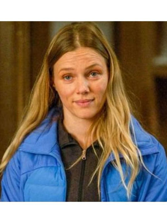Chicago PD Hailey Upton Blue Puffer Jacket Chicago PD S09 Hailey Upton Blue Puffer Jacket