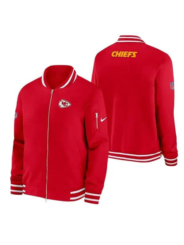 Chiefs Sideline Coach Bomber Jacket
