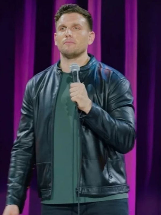 Chris Distefano It's Just Unfortunate Leather Jacket