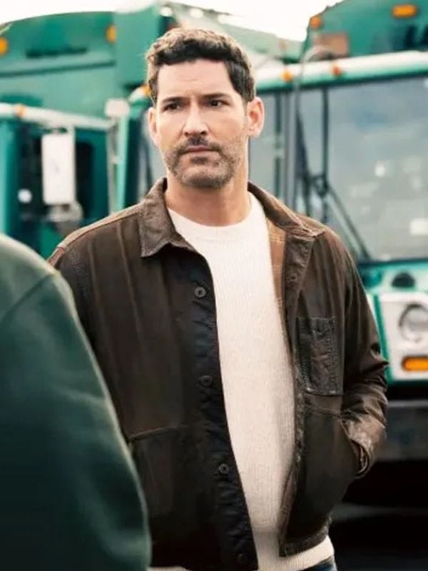 CIA S01 Tom Ellis Brown Cotton Jacket