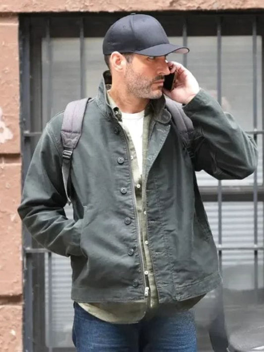 CIA Tom Ellis Green Jacket