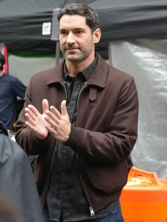 CIA Tom Ellis Wool Jacket Brown
