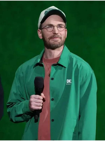 Cinemacon 2026 Chris Evans Green Jacket