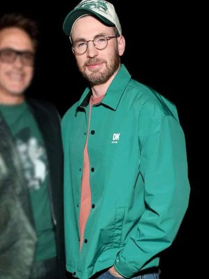 Cinemacon 2026 Chris Evans Green Jacket