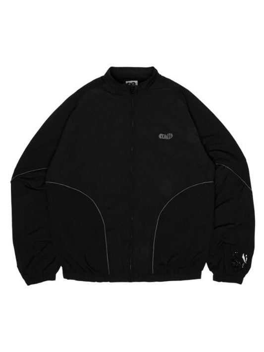 Clints Ripped Nylon Jacket Black