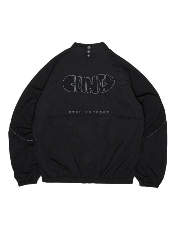 Clints Ripped Nylon Jacket Black