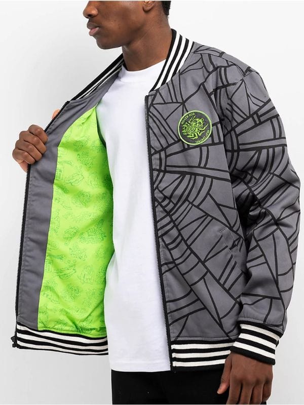 Cobra Kai S06 Kenny Payne Web Printed Jacket