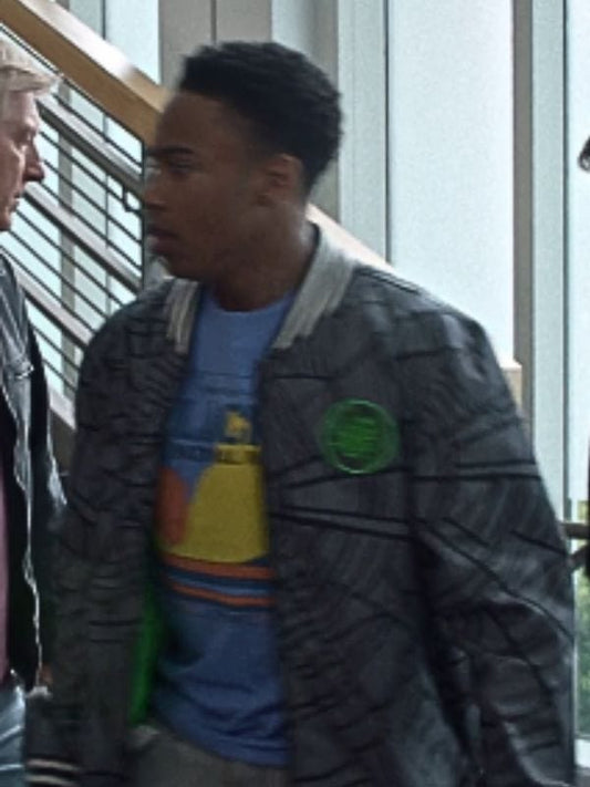 Cobra Kai S06 Kenny Payne Web Printed Jacket