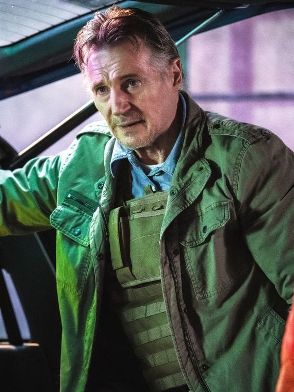 Cold Storage 2026 Liam Neeson Green Jacket