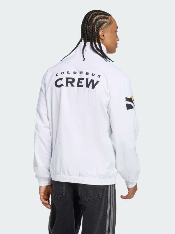 Adidas Columbus Crew 2025 Archive Anthem Jacket White