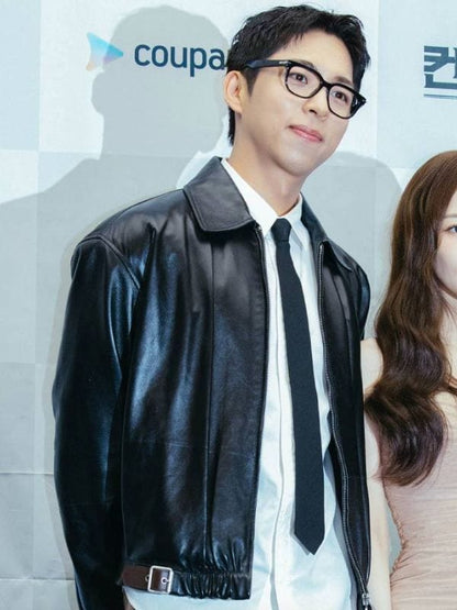 Confidence Queen S01 Joo Jong-hyuk Leather Jacket