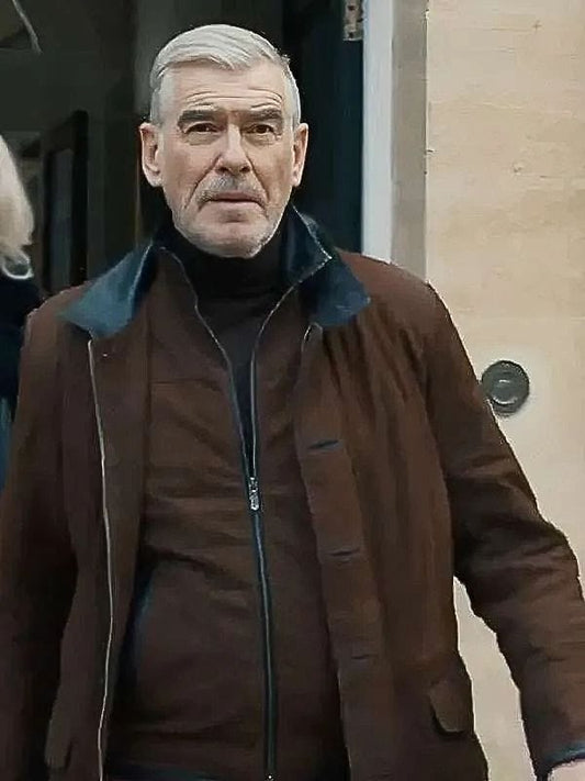 Conrad Harrigan MobLand Brown Jacket Conrad Harrigan MobLand Brown Jacket