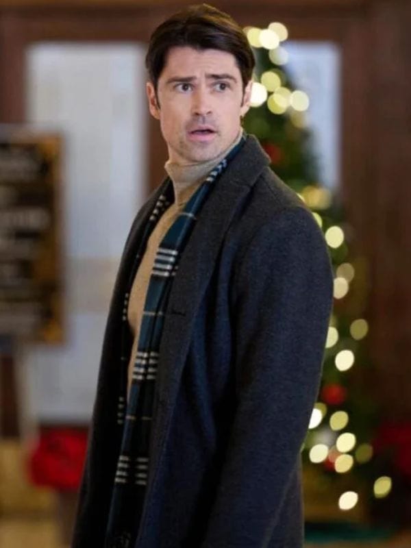 Corey Sevier The Christmas Charade Grey Coat
