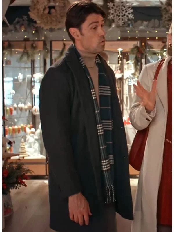 Corey Sevier The Christmas Charade Grey Coat