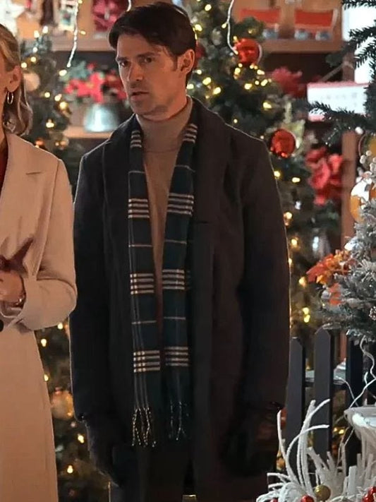 Corey Sevier The Christmas Charade Grey Coat
