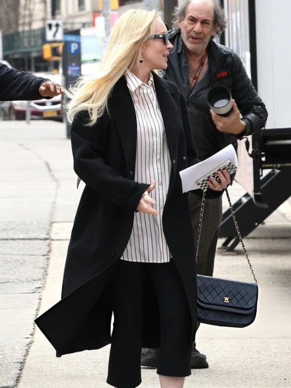 Violet Lockhart Count My Lies Lindsay Lohan Black Coat