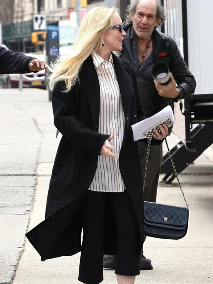 Violet Lockhart Count My Lies Lindsay Lohan Black Coat