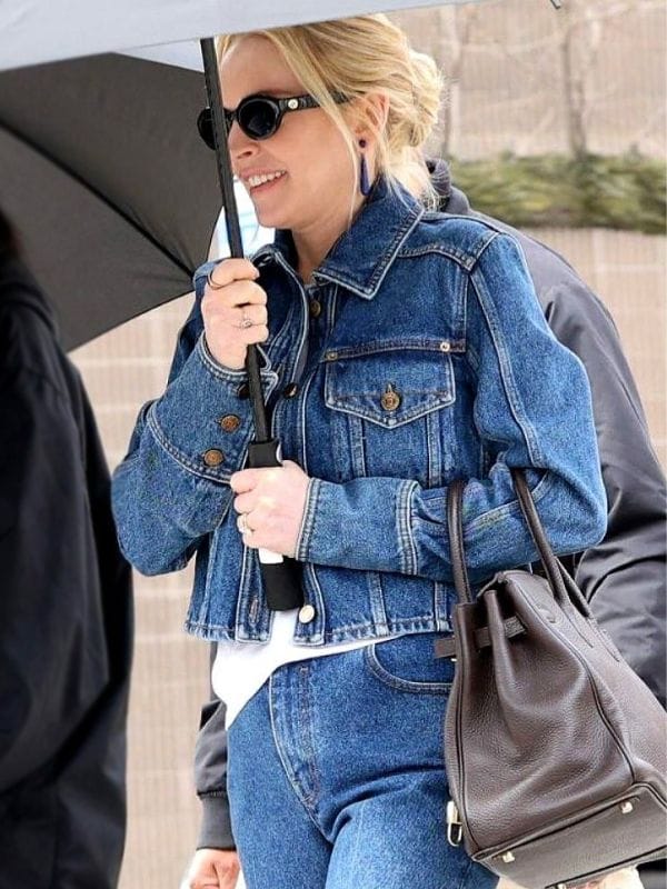 Count My Lies Lindsay Lohan Denim Jacket Blue