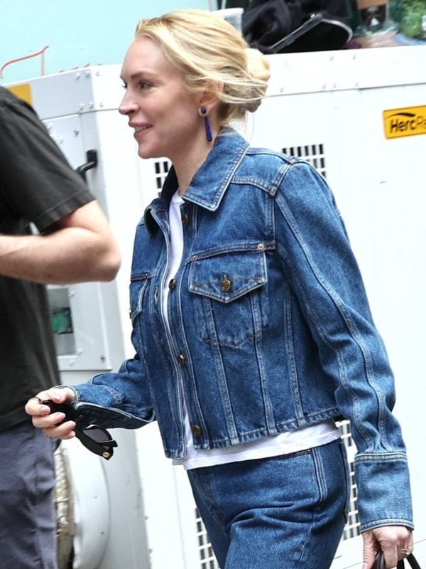 Count My Lies Lindsay Lohan Denim Jacket Blue