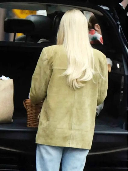 Violet Lockhart Count My Lies Lindsay Lohan Suede Blazer