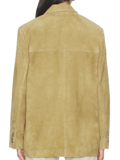 Violet Lockhart Count My Lies Lindsay Lohan Suede Blazer