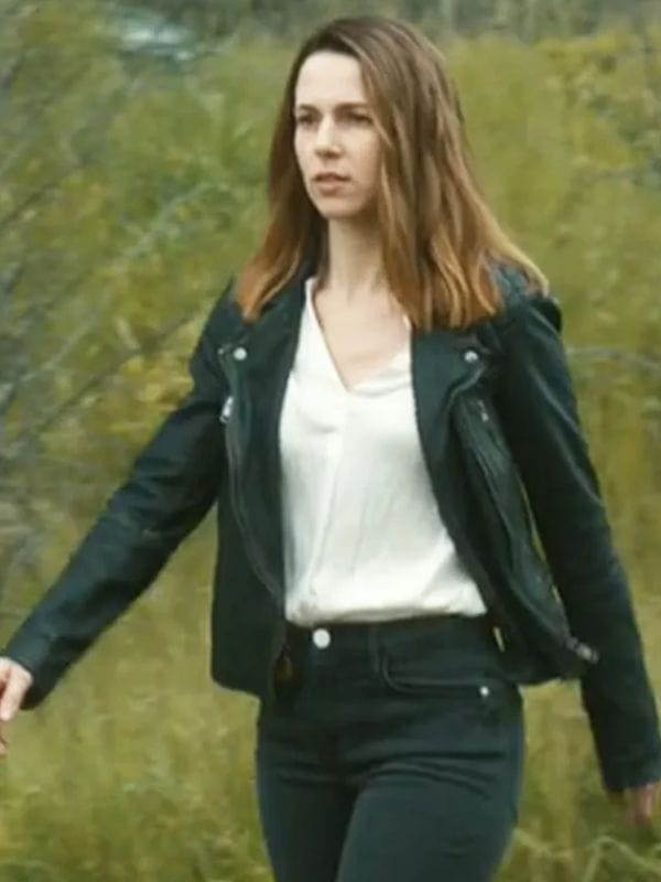 Cross S02 Alona Tal Biker Leather Jacket Black