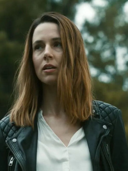 Cross S02 Alona Tal Biker Leather Jacket Black