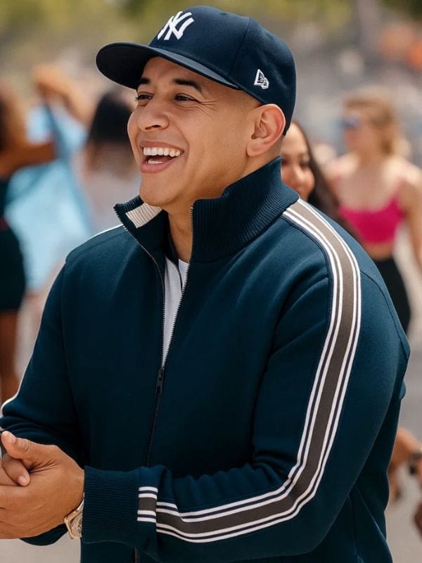Daddy Yankee Sonriele Blue Track Jacket - Shop Now