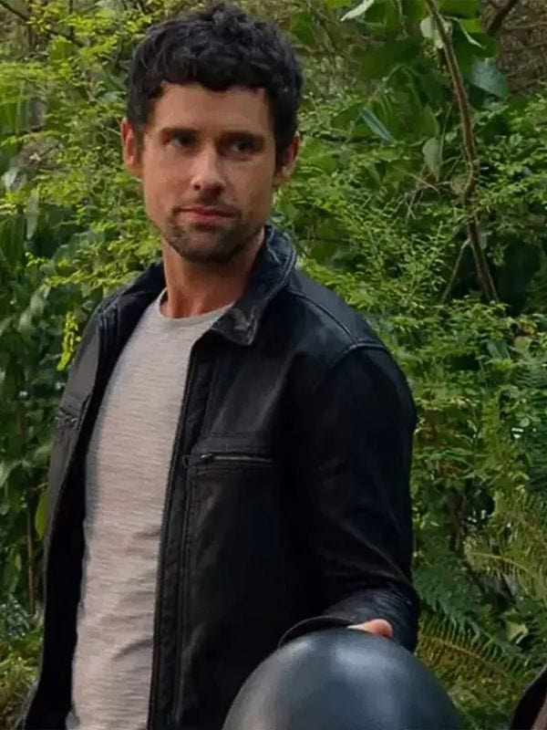 Dan Brady Virgin River S04 Black Leather Jacket