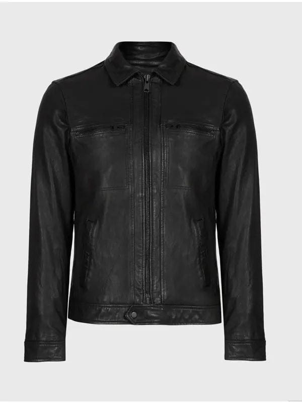 Dan Brady Virgin River S04 Black Leather Jacket