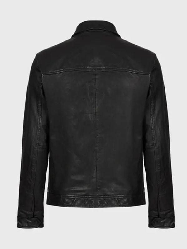 Dan Brady Virgin River S04 Black Leather Jacket